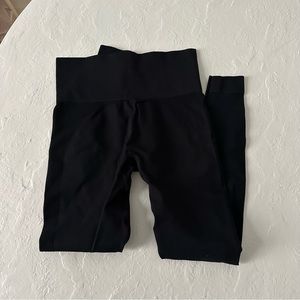 set ribbed leggings